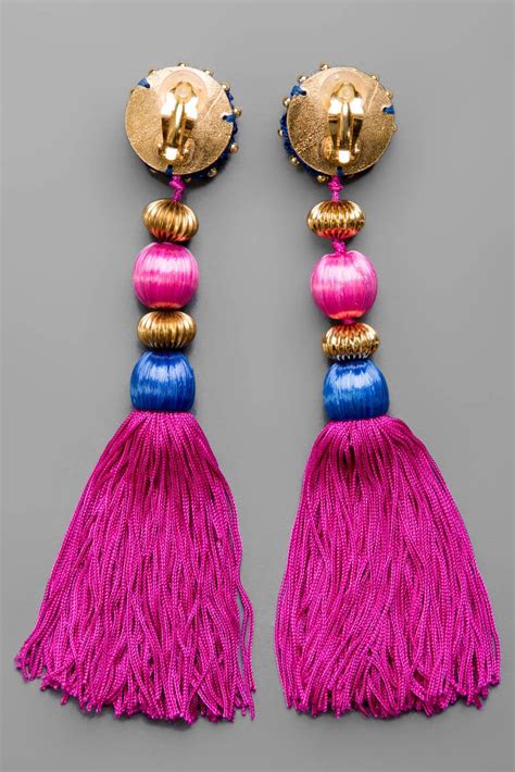 ysl tassel earrings|ysl earrings dupe.